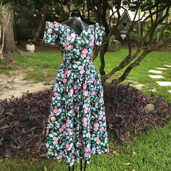 All that Jazz Dresses Vintage All That Jazz Floral Print Dressoff